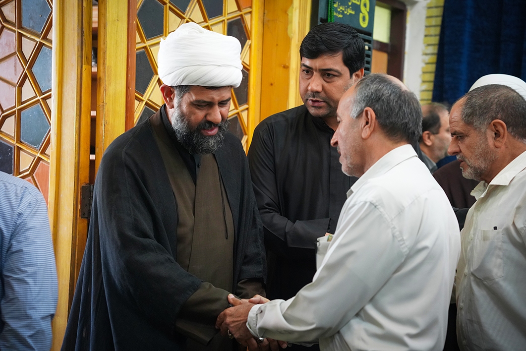 مراسم ختم همسرحجت الاسلام حریزاوی در اهواز برگزار شد