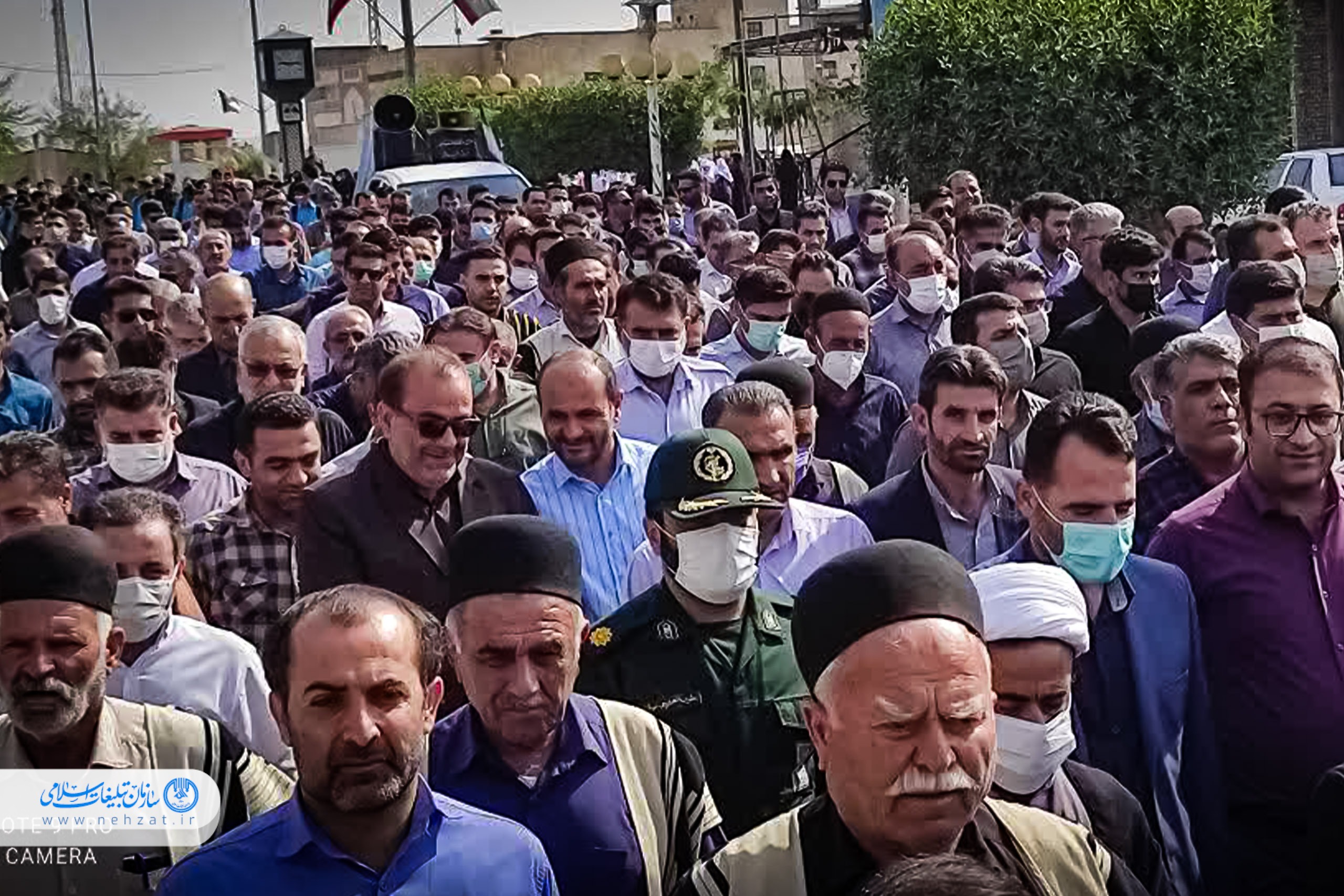 راهپیمایی مردم  شهرستان لالی برگزار شد