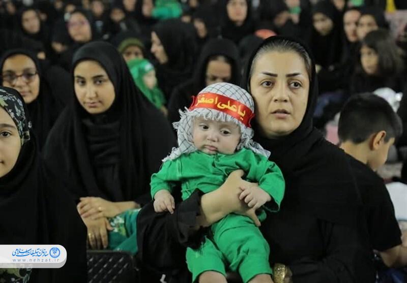 آیین شیرخوارگان حسینی در خوزستان برگزار شد
