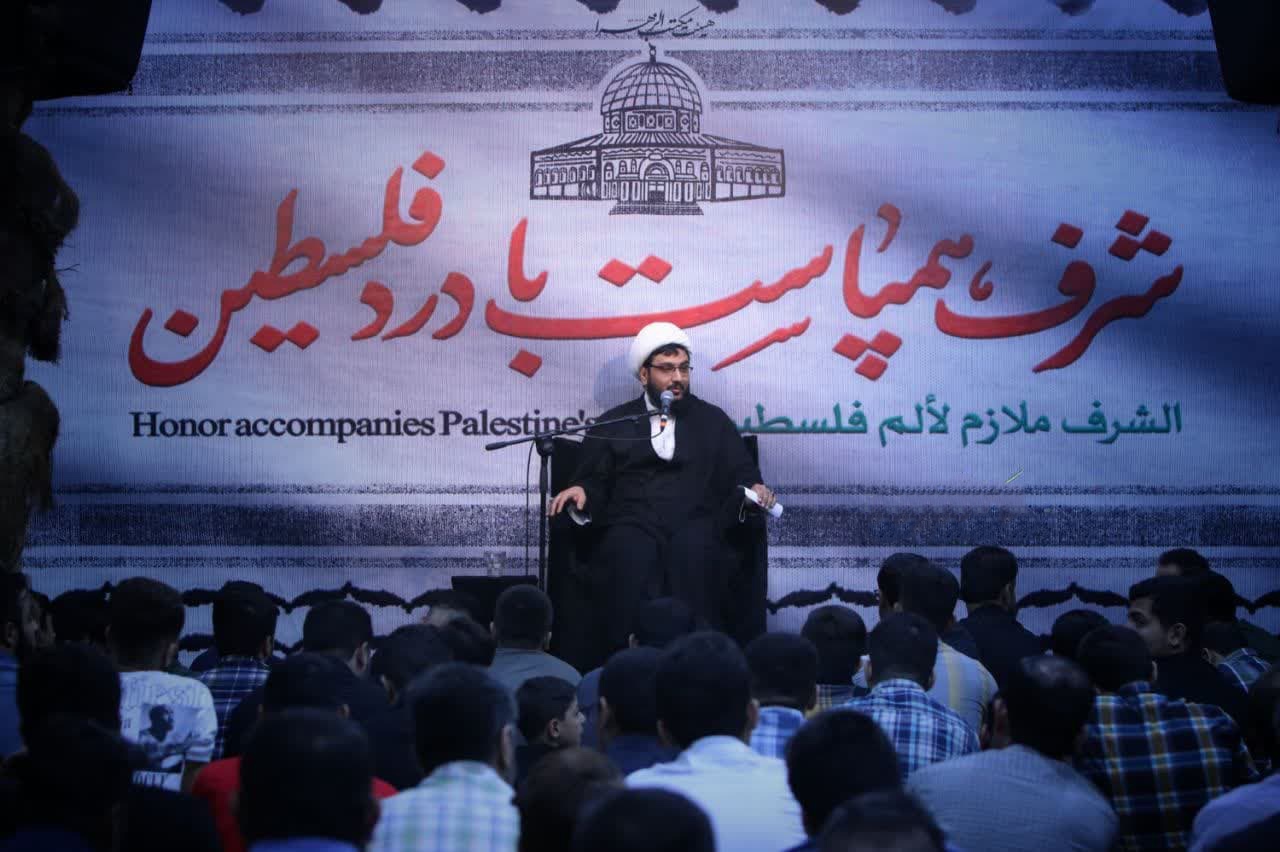 همدردی هیئات اهواز با مردم غزه