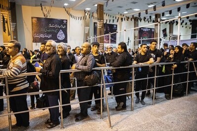 روز آخر پیاده روی کاروان «مشایه الاهواز» در ایران