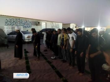 حضور مبلغین در در دو پایانه مرزی شامچه و چذابه