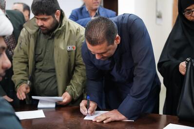 نشست تبیینی مسئولان هیئات مذهبی و مداحان اهواز برگزار شد