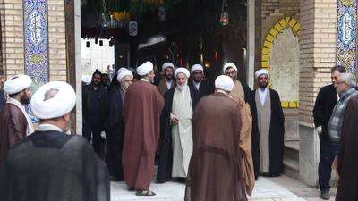 تجمع علما، طلاب و روحانیون مدارس علمیه اهواز در محکومیت مجله هتاک فرانسوی