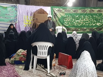 حال و هوای اعتکاف دختران در مسجدسلیمان