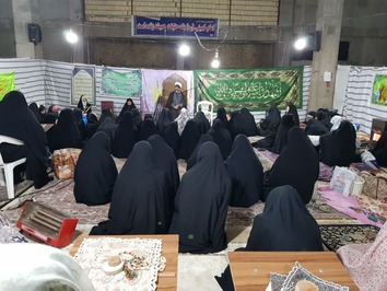 حال و هوای اعتکاف دختران در مسجدسلیمان