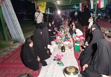 پیوستن بانوان اهوازی به پویش «مقلوبه» + عکس