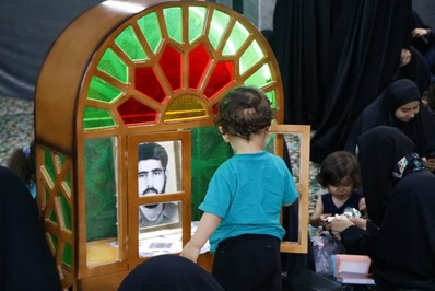 مراسم احیای دختران حاج قاسم در یادمان شهید علی هاشمی