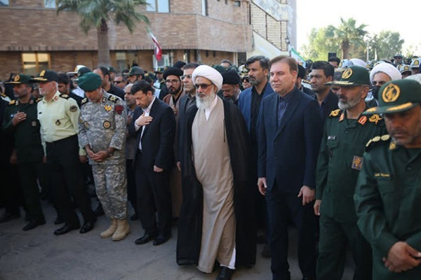 استقبال از پیکر ۶ شهید گمنام دفاع مقدس بوشهر