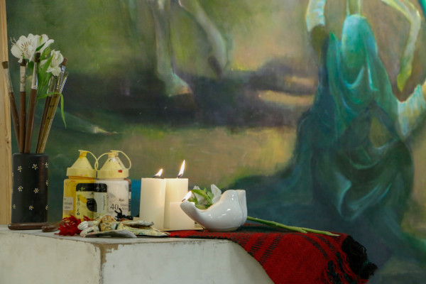 نمایشگاه مجموعه آثار شهید عالیخانی افتتاح شد