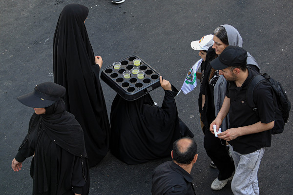 مراسم «جاماندگان الأربعين» في إيران