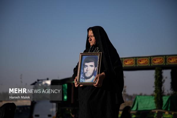 «بازگشت بی‌صدا، بدرقه‌ای پرشکوه؛ شهید گمنام کربلای4 در آغوش مردم آهنگرمحله آرام گرفت»