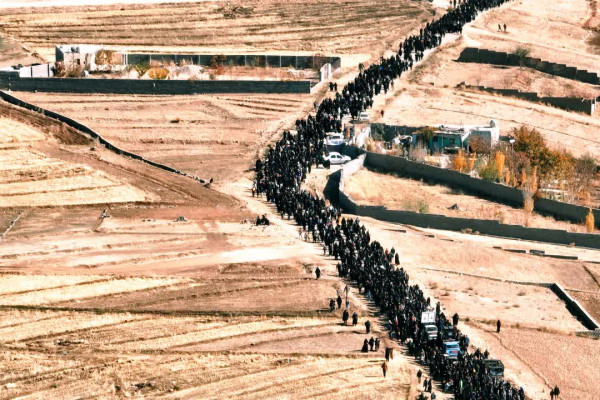 آئین پیاده‌روی حرم تا حرم در یاسوج برگزار شد