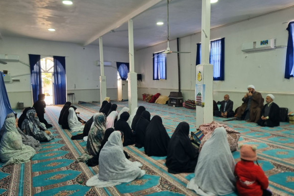 آغاز آئین معنوی اعتکاف در شهرستان بدره