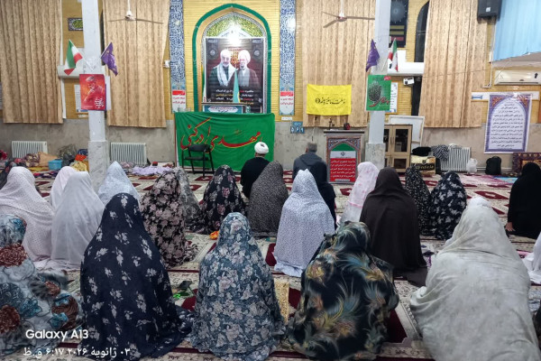 آغاز آئین معنوی اعتکاف در شهرستان بدره