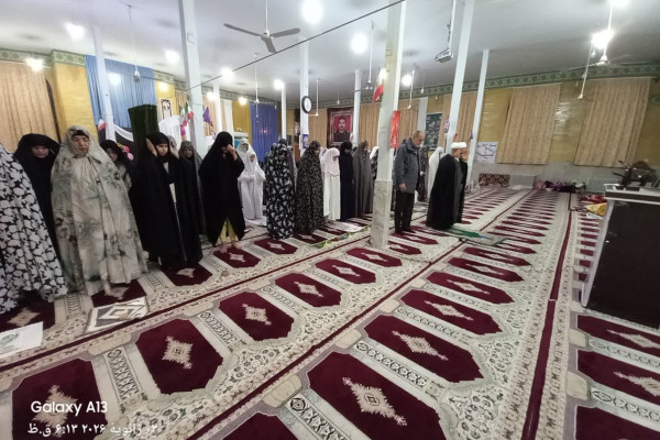 آغاز آئین معنوی اعتکاف در شهرستان بدره