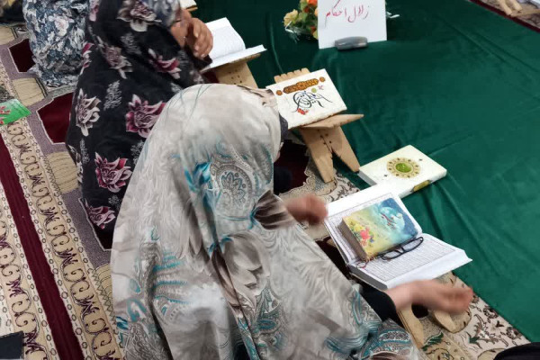 تجلی آیات منتخب نهضت زندگی با آیه ها در اعتکاف شهرستان بدره