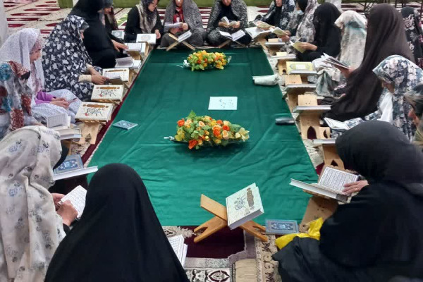 تجلی آیات منتخب نهضت زندگی با آیه ها در اعتکاف شهرستان بدره