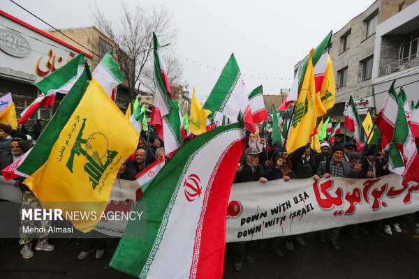 راهپیمایی 22 بهمن در زنجان