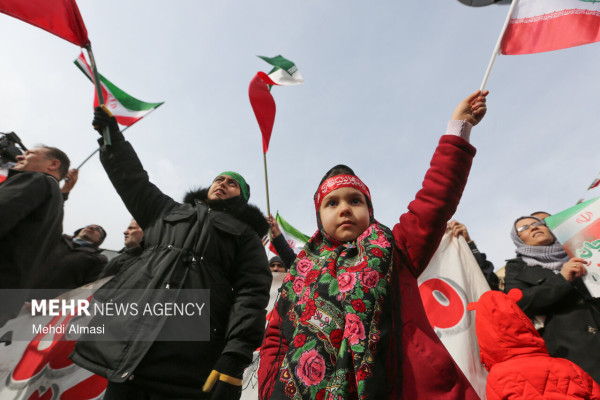 راهپیمایی 22 بهمن در زنجان