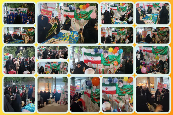 برپایی غرفه های فرهنگی کودک و نوجوانان در اجتماعات نحن المنتقمون کرمانشاه