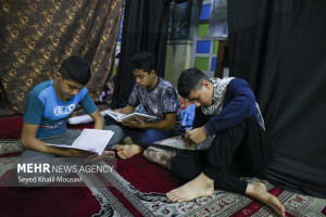 اعتکاف دانش‌آموزی آبادان رونق قابل توجه گرفت
